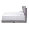 Baxton Studio Alesha Modern Grey Upholstered Queen Size Bed 149-8930